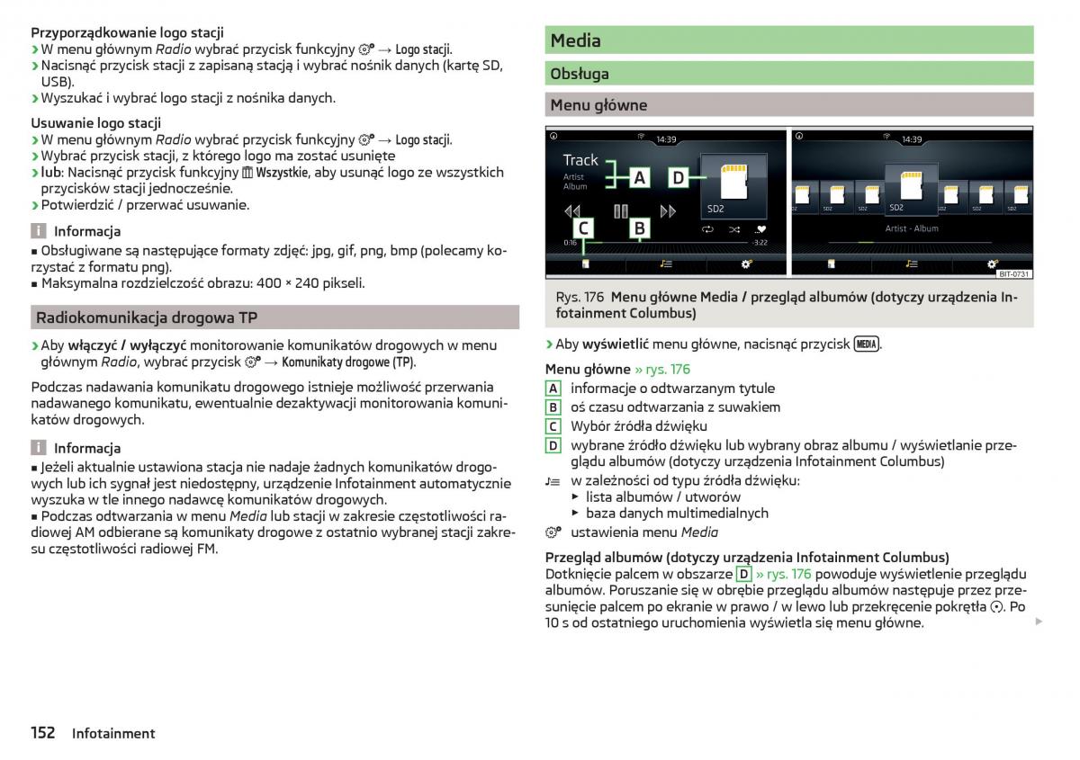 Skoda Kodiaq instrukcja obslugi / page 154