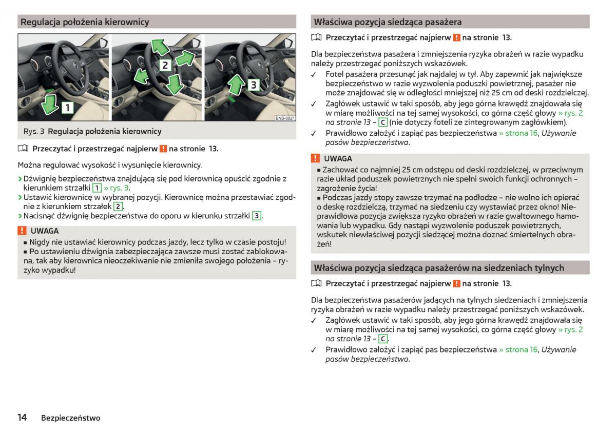 Skoda Kodiaq instrukcja obslugi / page 16