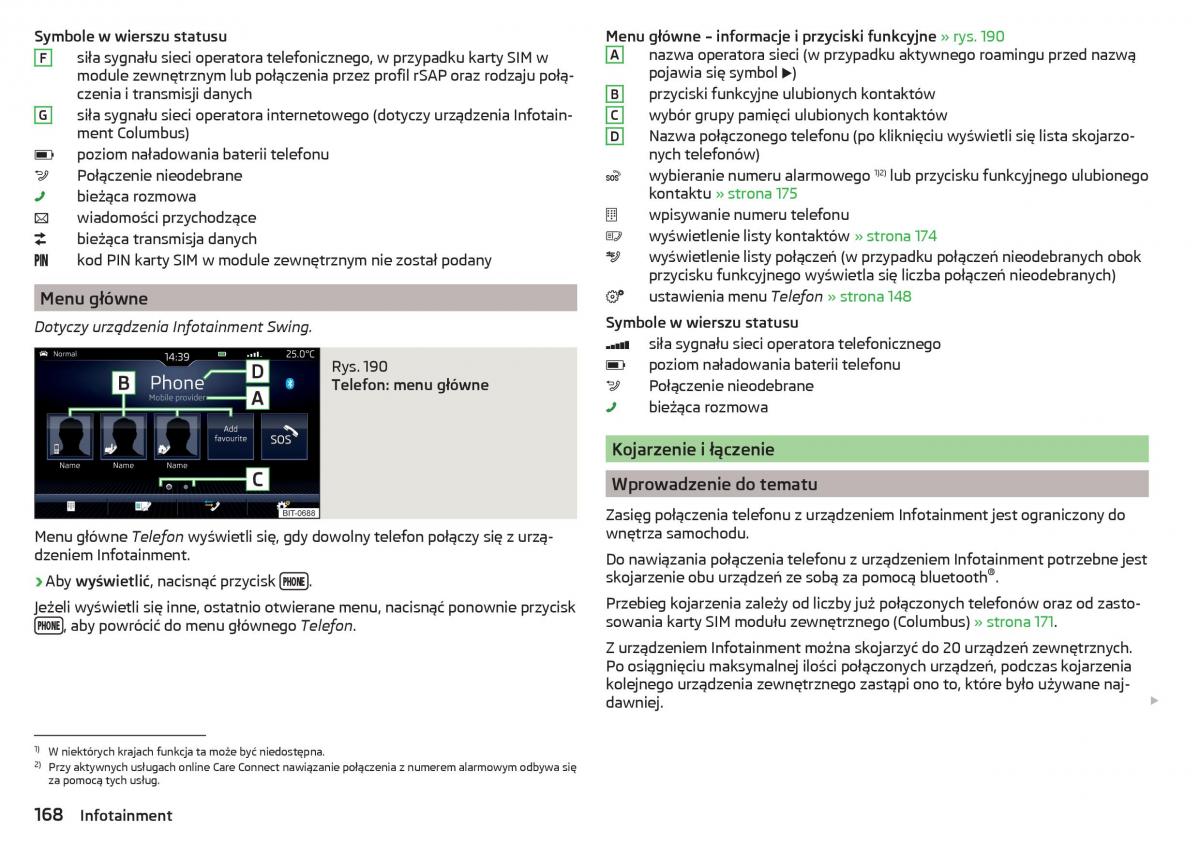 Skoda Kodiaq instrukcja obslugi / page 170