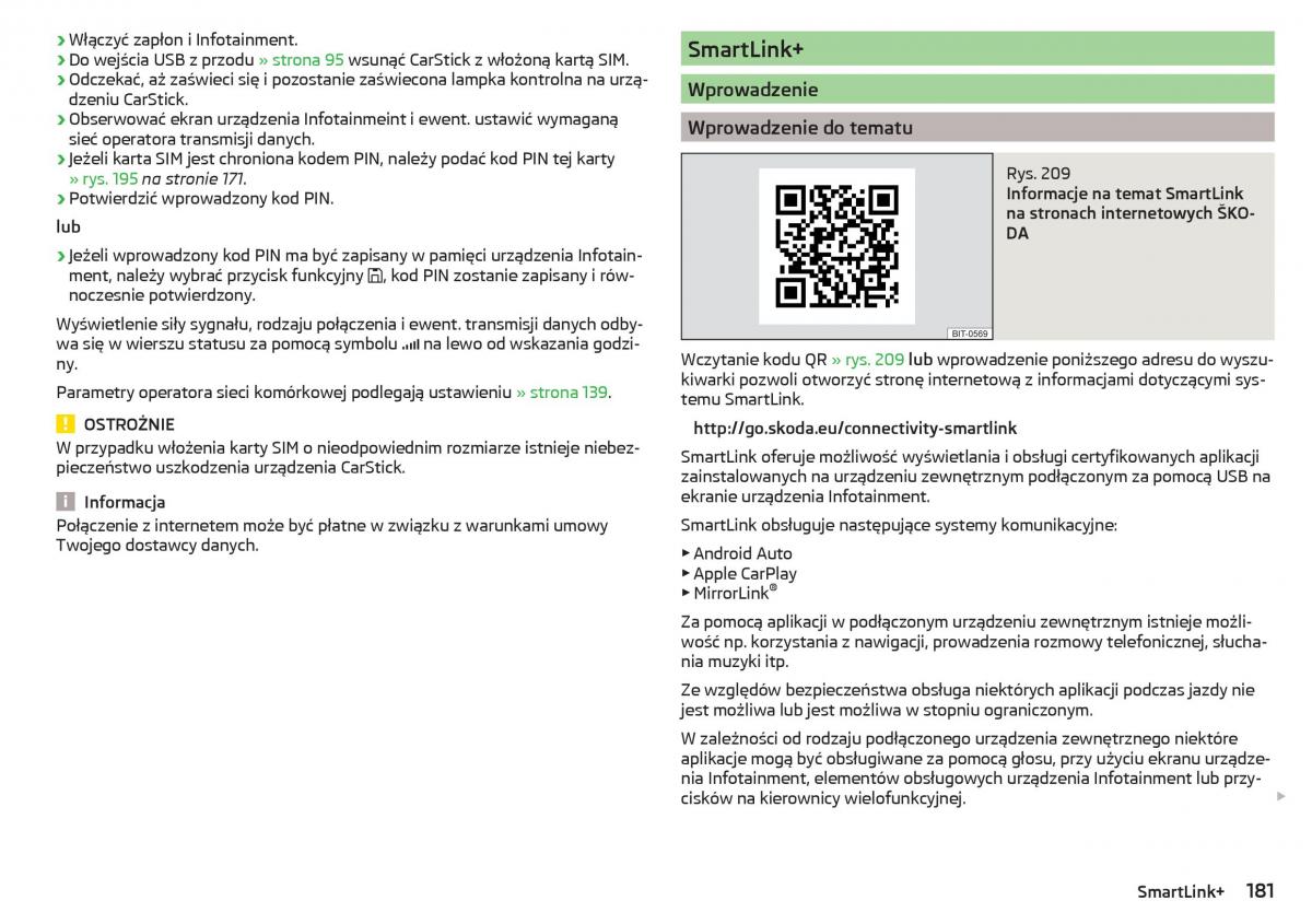 Skoda Kodiaq instrukcja obslugi / page 183