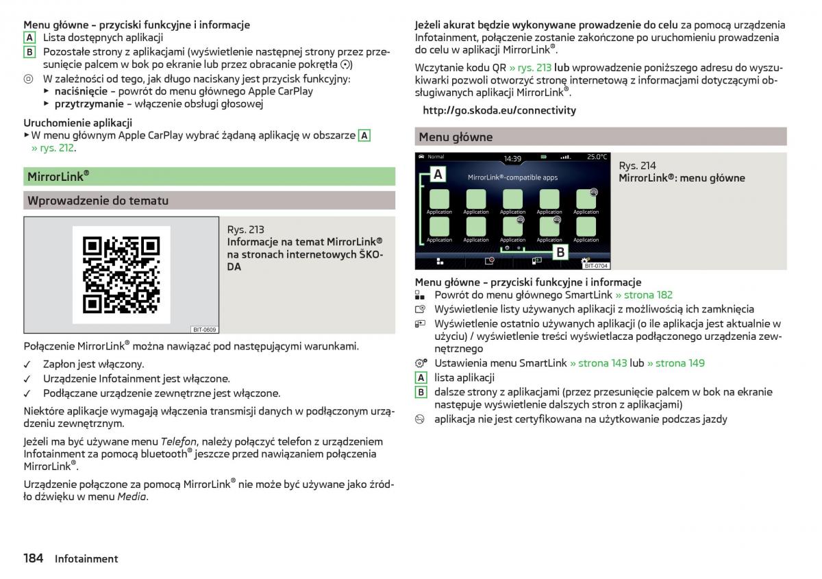 Skoda Kodiaq instrukcja obslugi / page 186