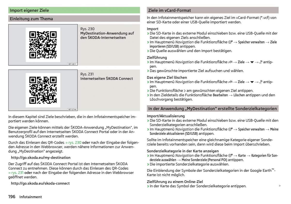 Skoda Kodiaq instrukcja obslugi / page 198