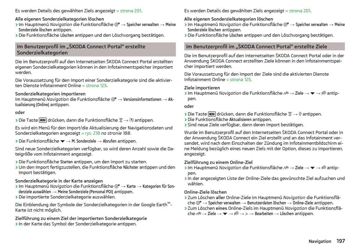 Skoda Kodiaq instrukcja obslugi / page 199