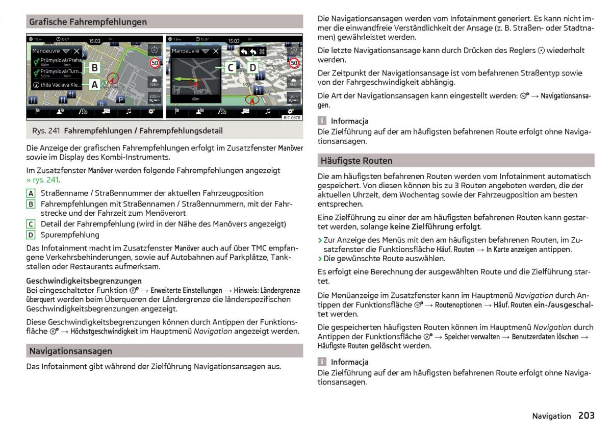 Skoda Kodiaq instrukcja obslugi / page 205