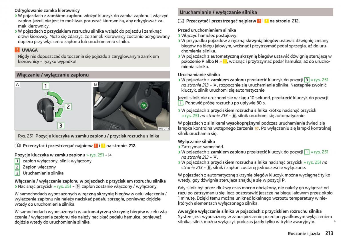 Skoda Kodiaq instrukcja obslugi / page 215