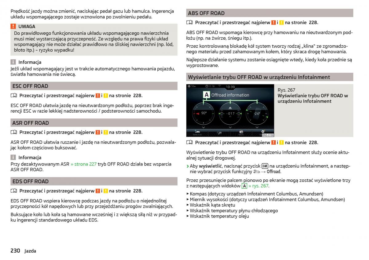 Skoda Kodiaq instrukcja obslugi / page 232