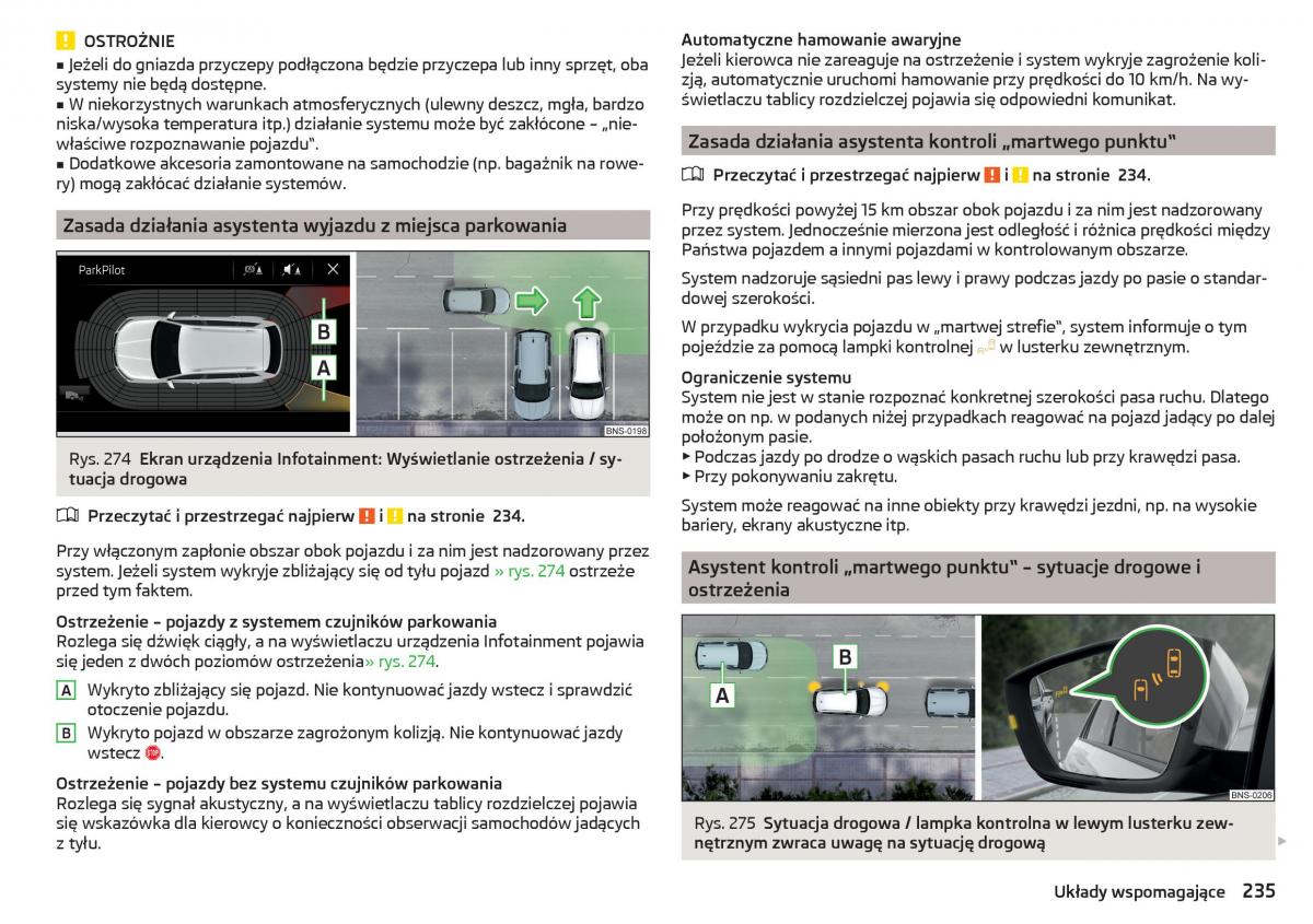 Skoda Kodiaq instrukcja obslugi / page 237