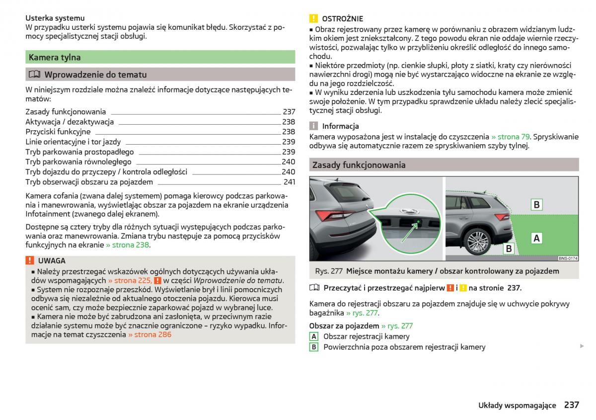 Skoda Kodiaq instrukcja obslugi / page 239