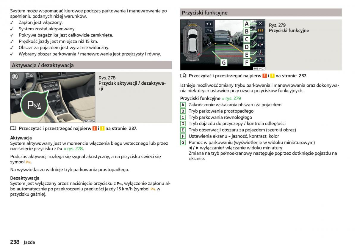 Skoda Kodiaq instrukcja obslugi / page 240