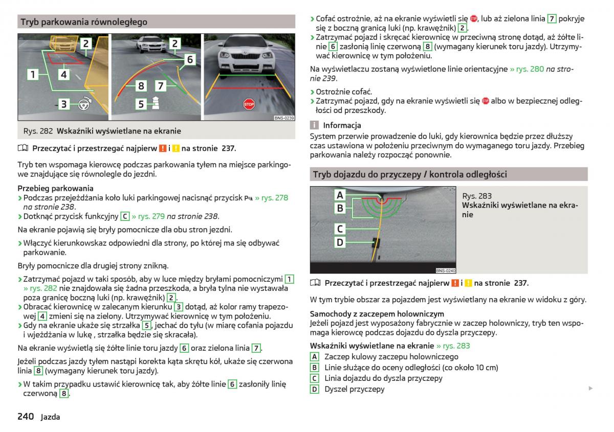 Skoda Kodiaq instrukcja obslugi / page 242