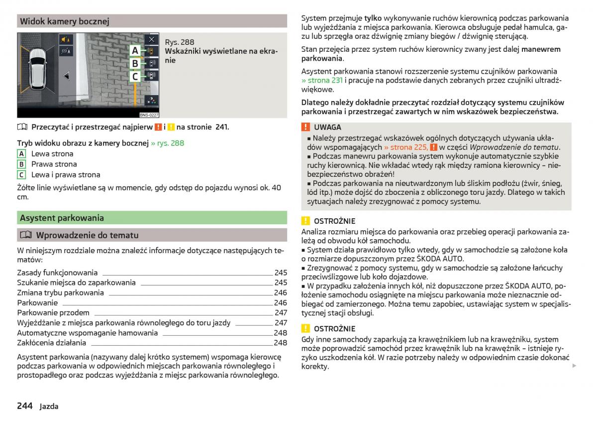 Skoda Kodiaq instrukcja obslugi / page 246