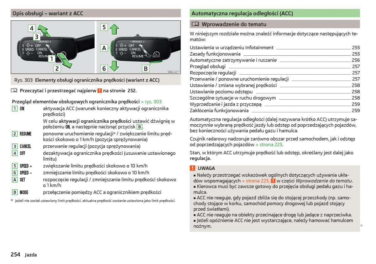 Skoda Kodiaq instrukcja obslugi / page 256