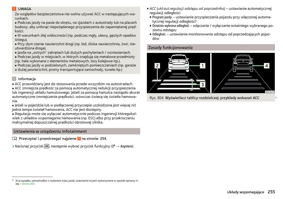 Skoda Kodiaq instrukcja obslugi / page 257