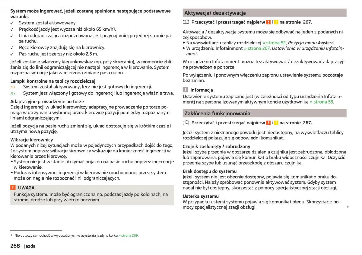 Skoda Kodiaq instrukcja obslugi / page 270