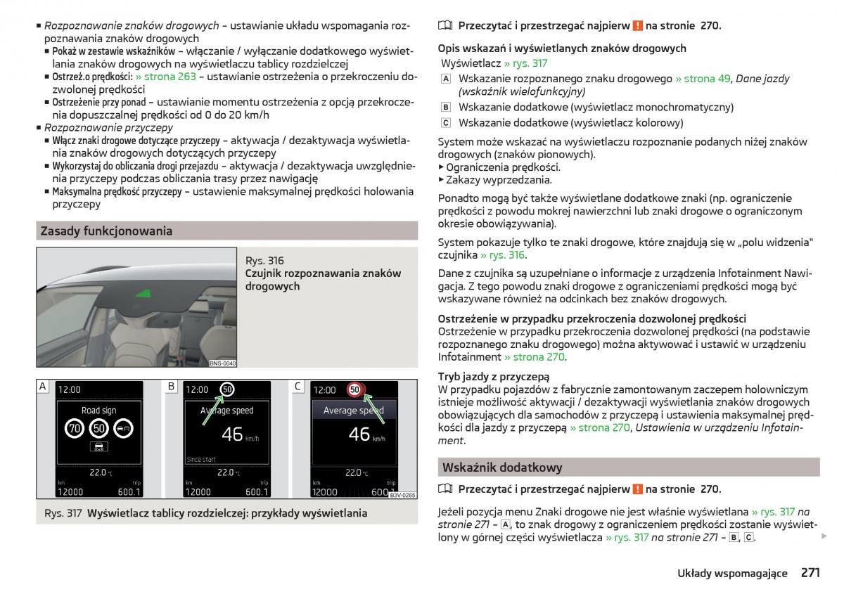 Skoda Kodiaq instrukcja obslugi / page 273