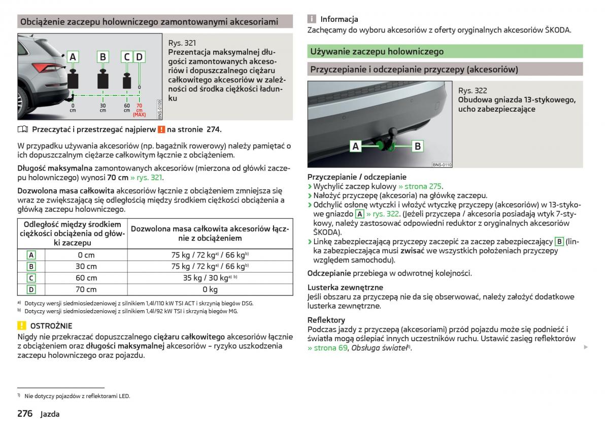 Skoda Kodiaq instrukcja obslugi / page 278