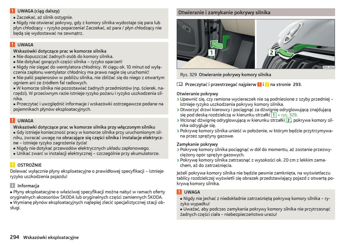 Skoda Kodiaq instrukcja obslugi / page 296