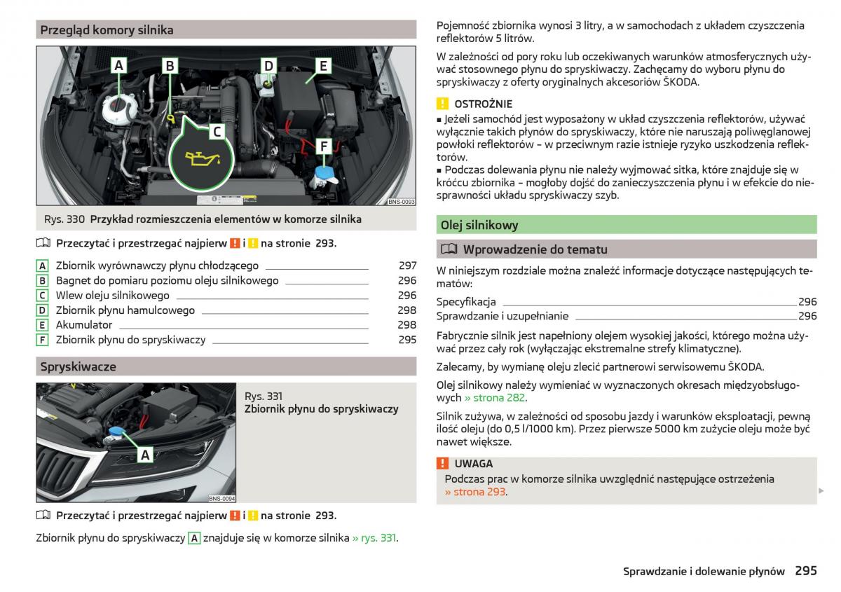 Skoda Kodiaq instrukcja obslugi / page 297