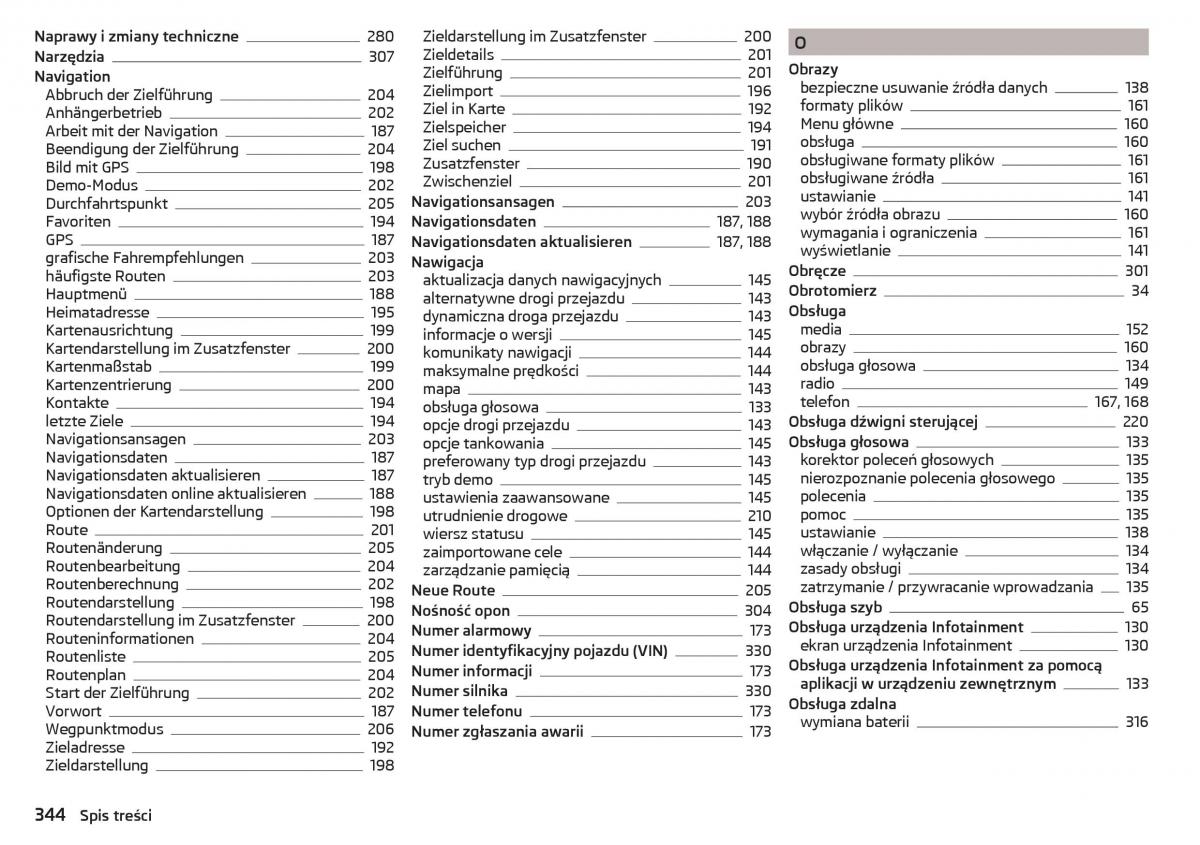 Skoda Kodiaq instrukcja obslugi / page 346