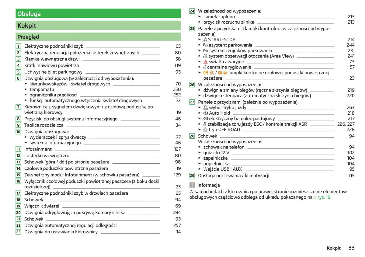 Skoda Kodiaq instrukcja obslugi / page 35