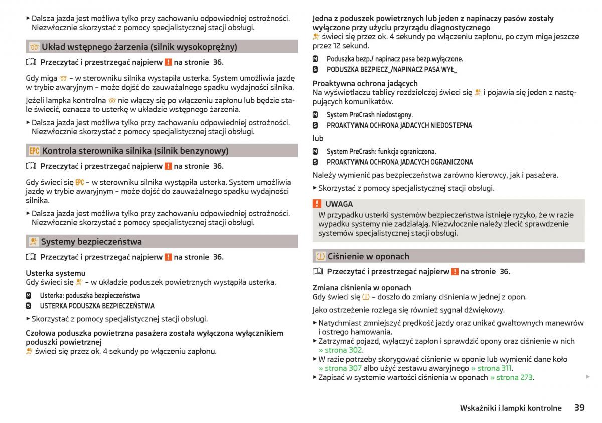 Skoda Kodiaq instrukcja obslugi / page 41