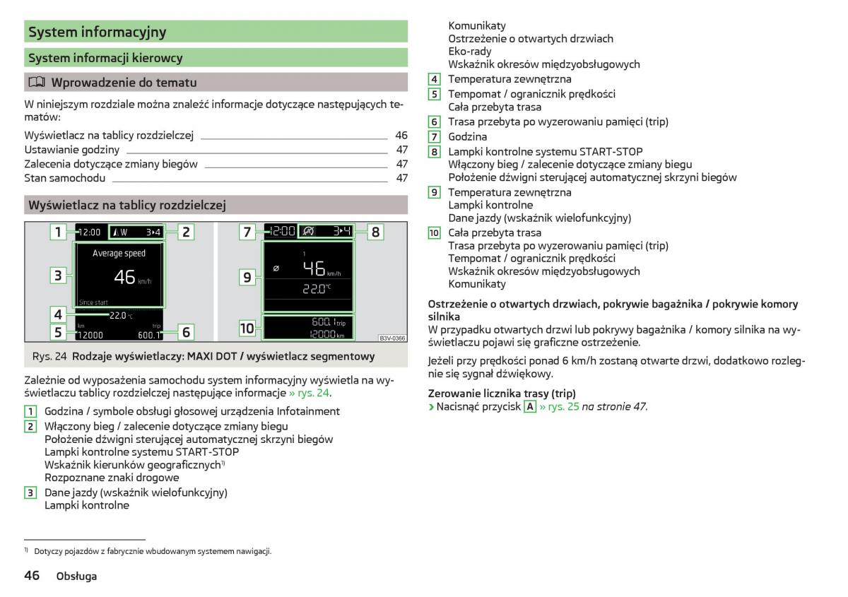 Skoda Kodiaq instrukcja obslugi / page 48