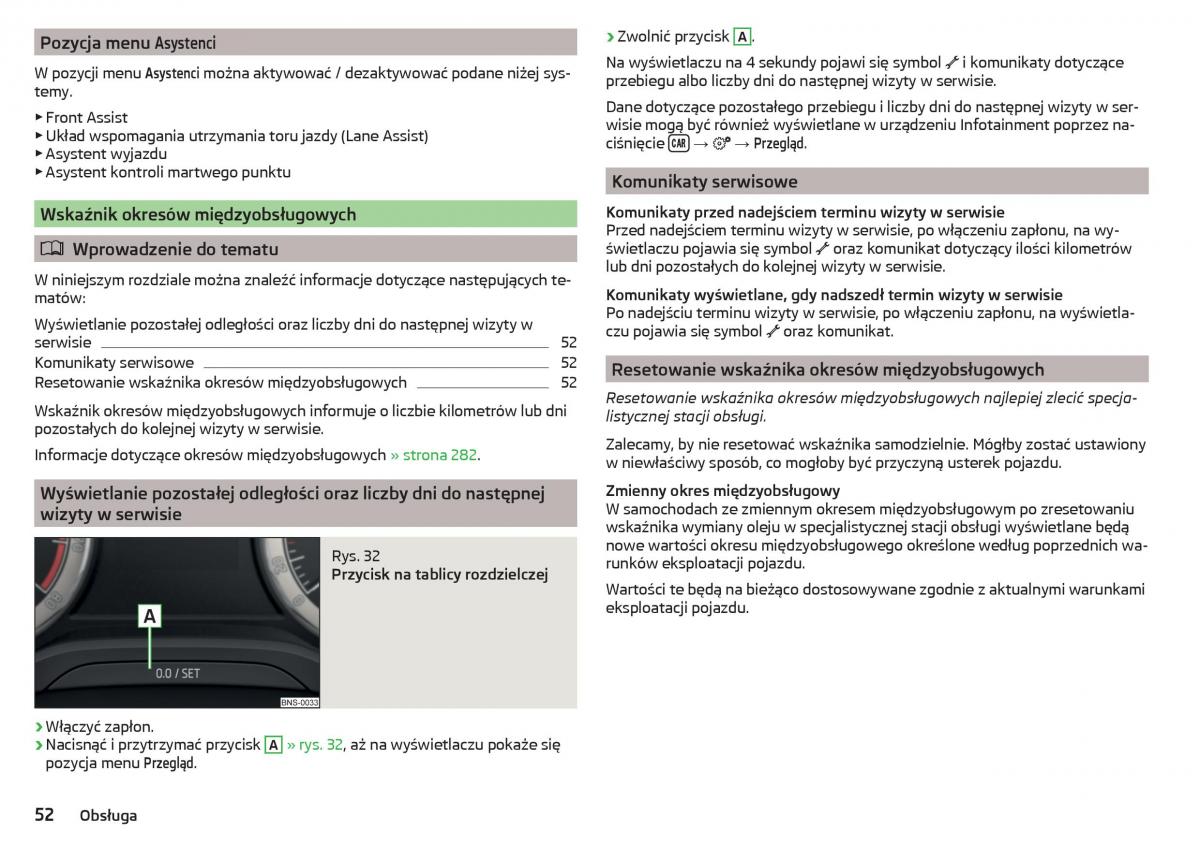 Skoda Kodiaq instrukcja obslugi / page 54