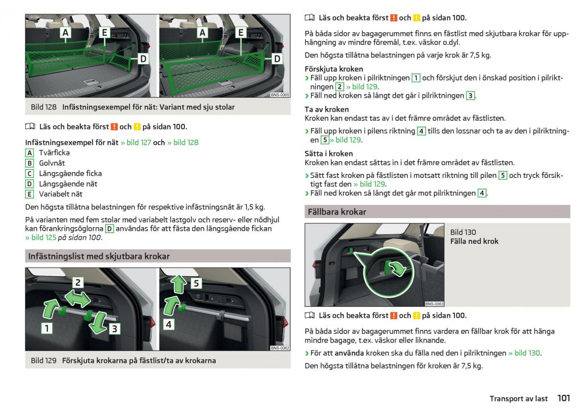 Skoda Kodiaq instruktionsbok / page 103