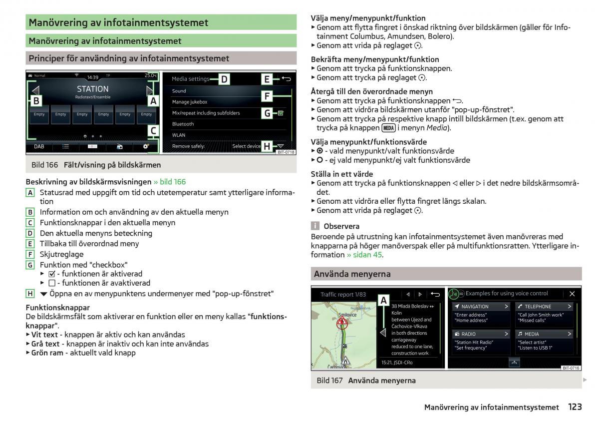 Skoda Kodiaq instruktionsbok / page 125