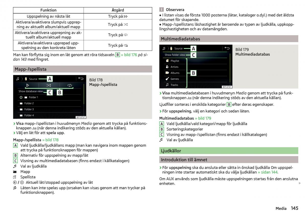 Skoda Kodiaq instruktionsbok / page 147