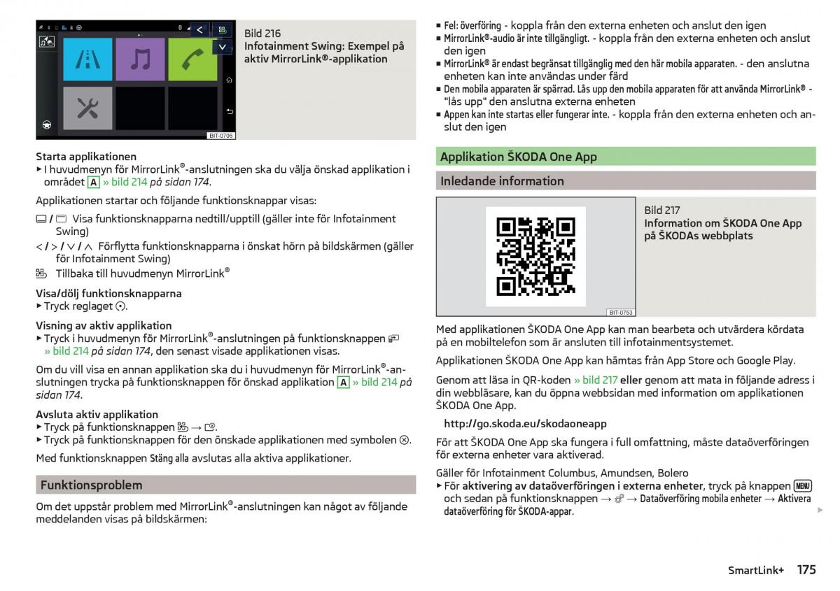 Skoda Kodiaq instruktionsbok / page 177