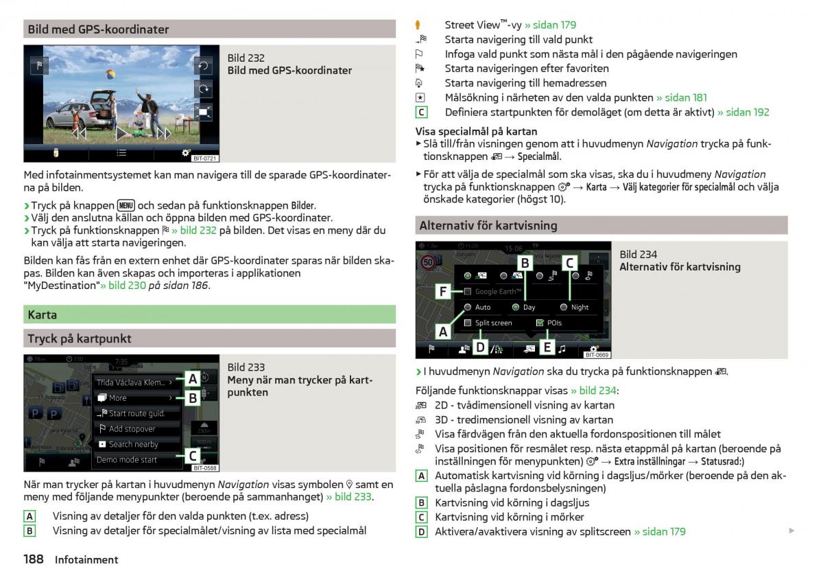 Skoda Kodiaq instruktionsbok / page 190