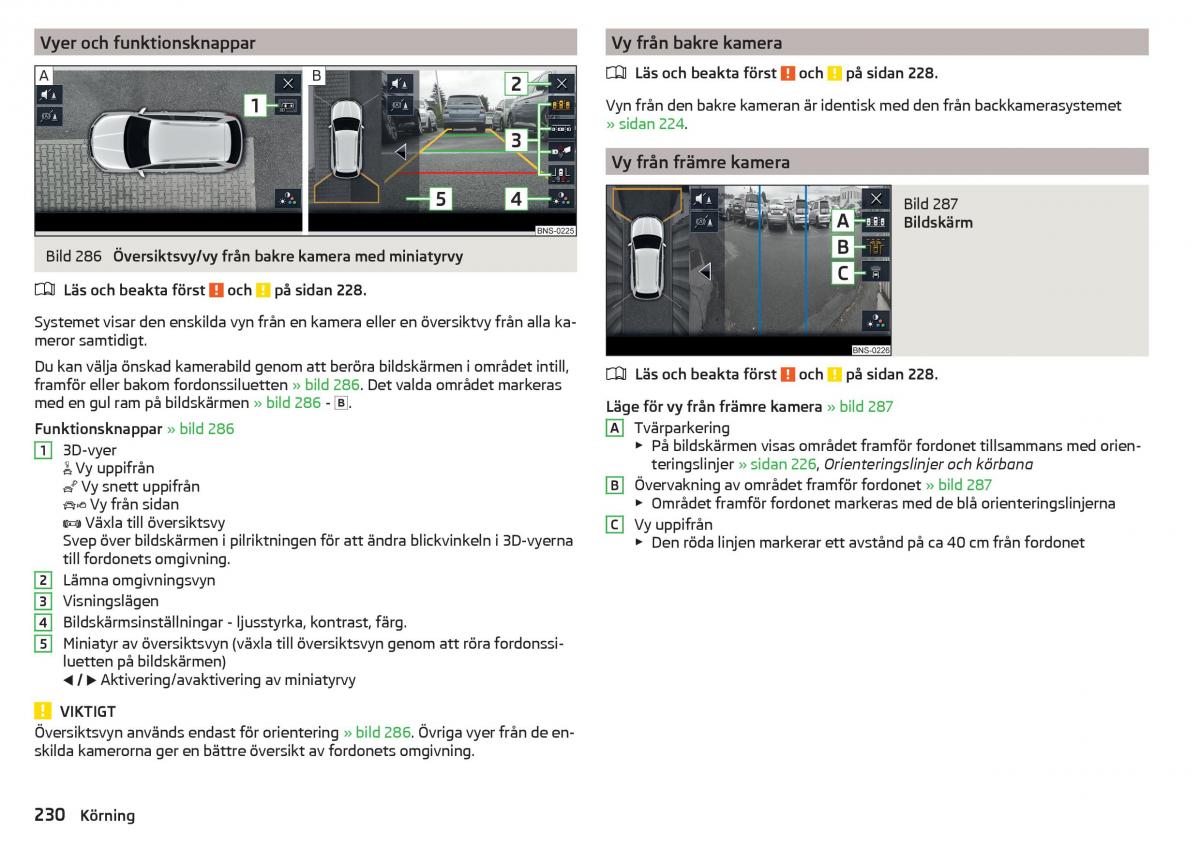 Skoda Kodiaq instruktionsbok / page 232