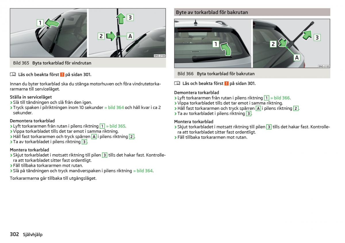 Skoda Kodiaq instruktionsbok / page 304