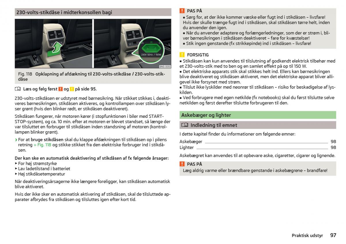 Skoda Kodiaq Bilens instruktionsbog / page 99