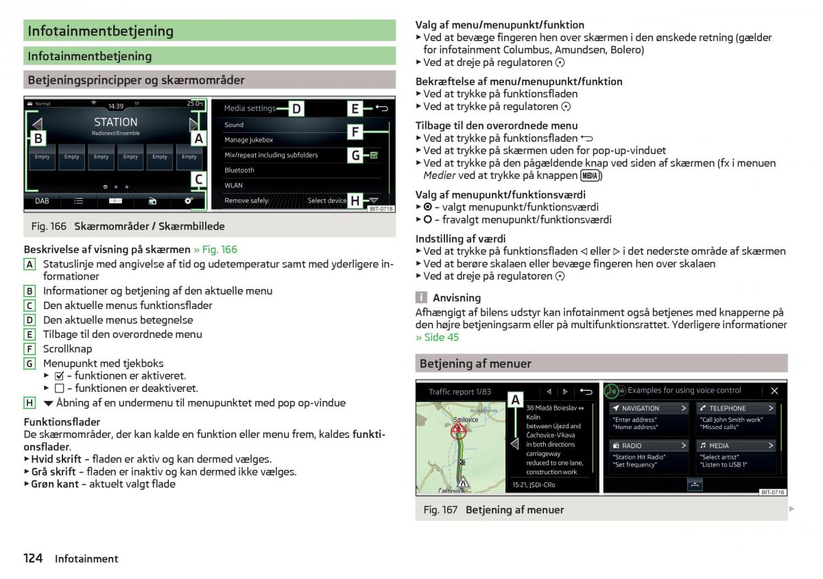 Skoda Kodiaq Bilens instruktionsbog / page 126