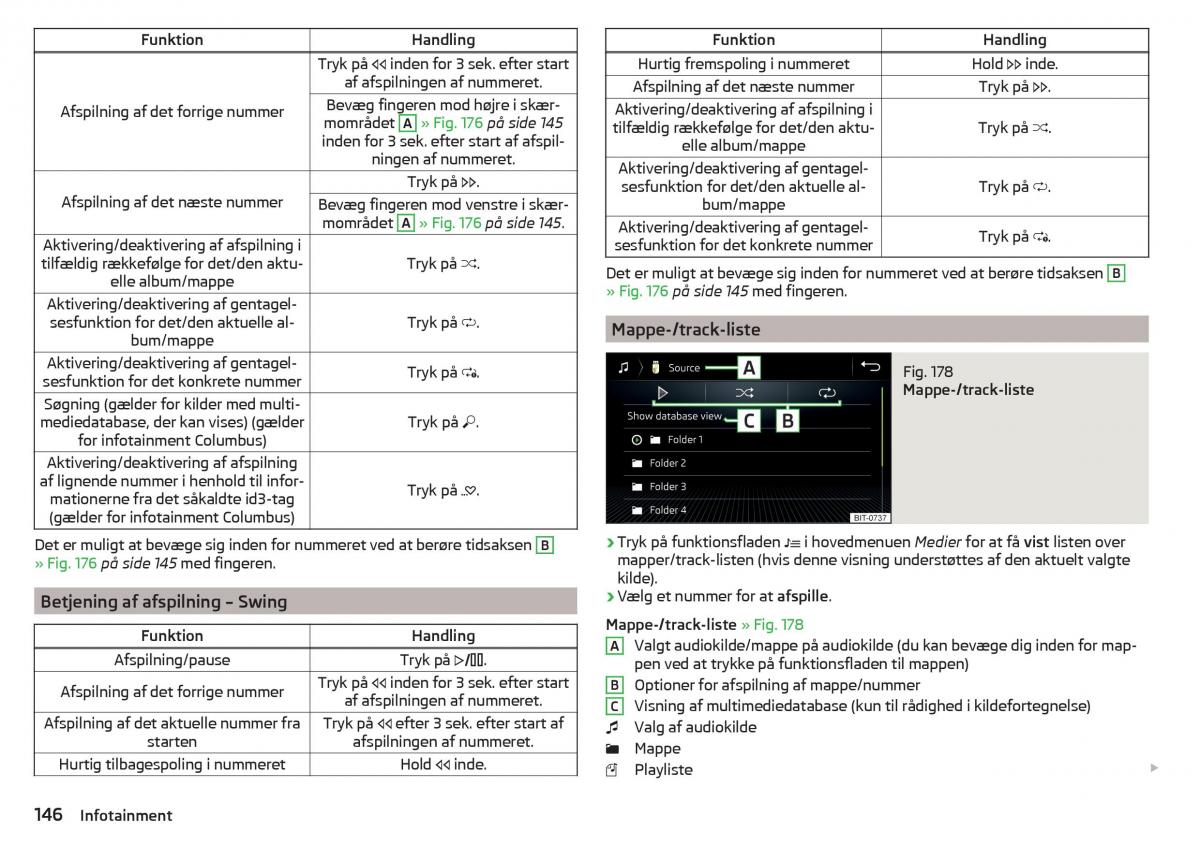 Skoda Kodiaq Bilens instruktionsbog / page 148