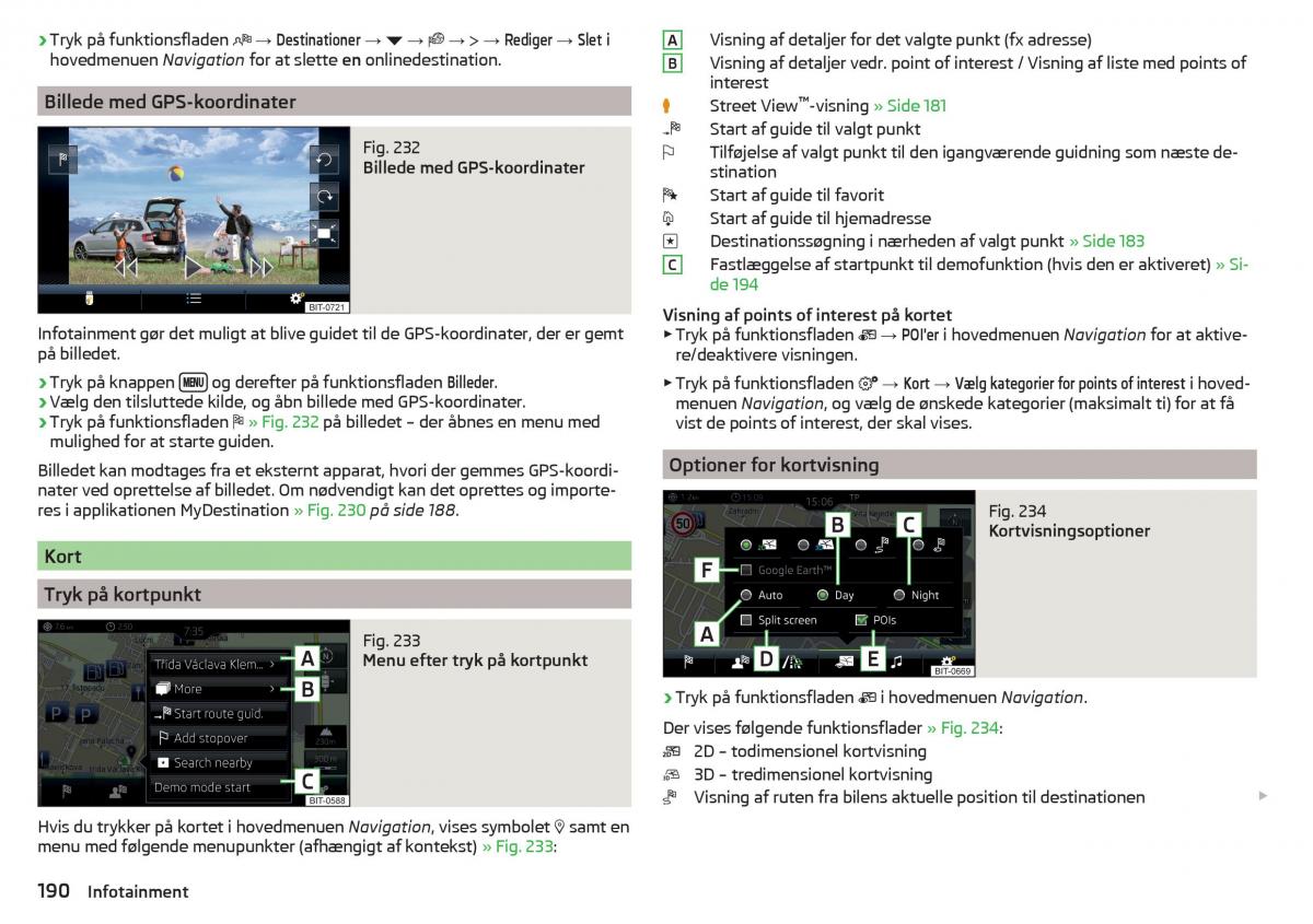 Skoda Kodiaq Bilens instruktionsbog / page 192