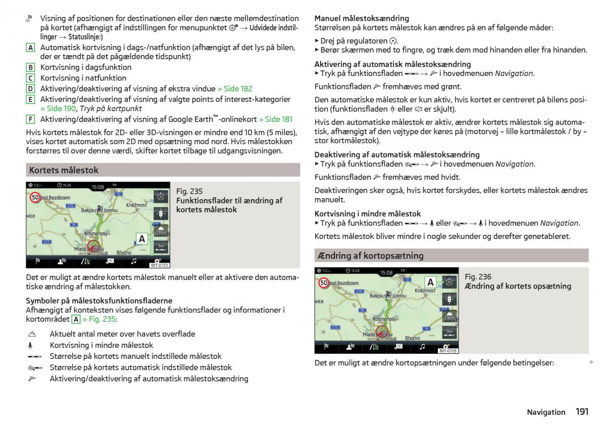 Skoda Kodiaq Bilens instruktionsbog / page 193