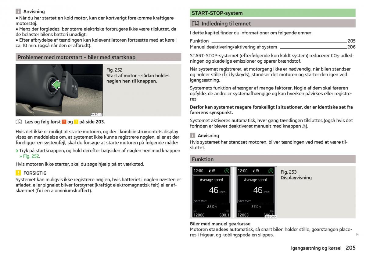 Skoda Kodiaq Bilens instruktionsbog / page 207