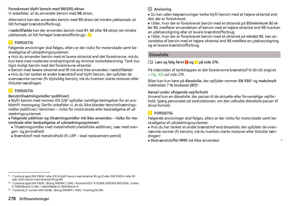 Skoda Kodiaq Bilens instruktionsbog / page 280