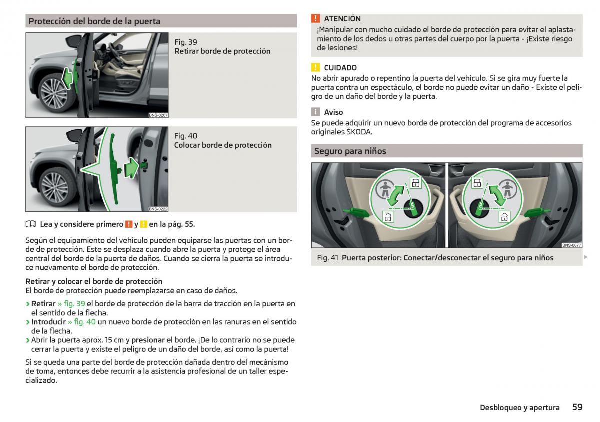 Skoda Kodiaq manual del propietario / page 61