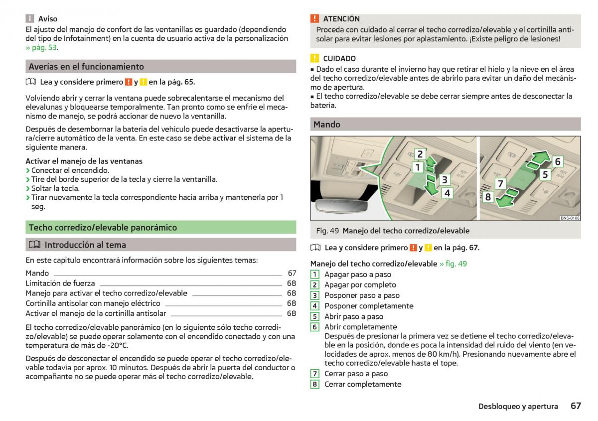 Skoda Kodiaq manual del propietario / page 69