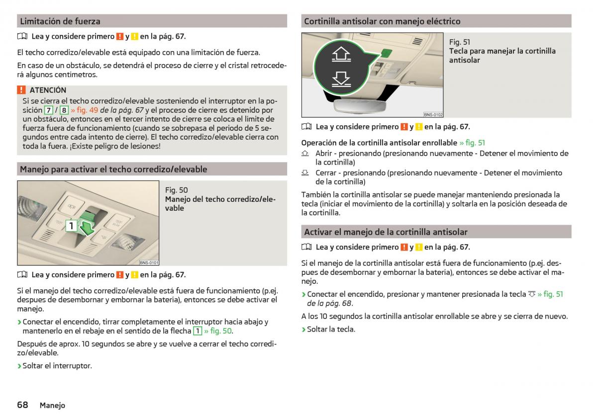 Skoda Kodiaq manual del propietario / page 70