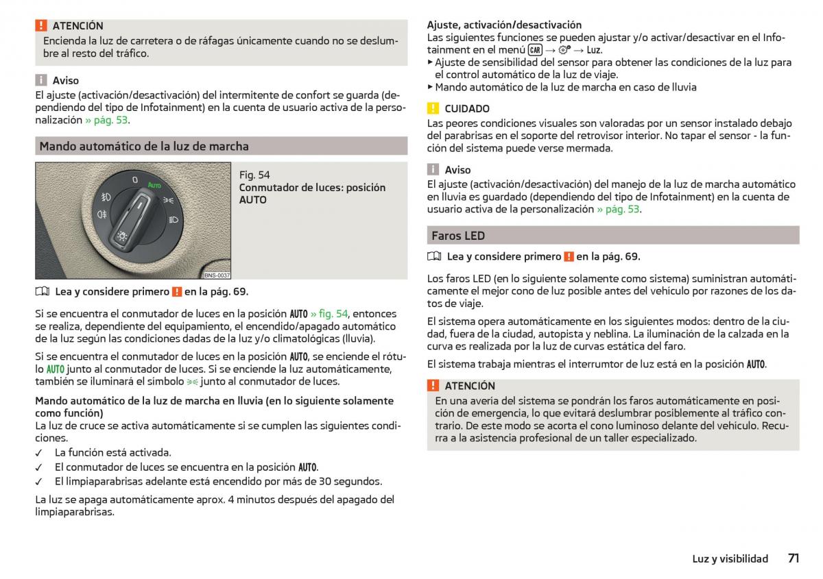 Skoda Kodiaq manual del propietario / page 73