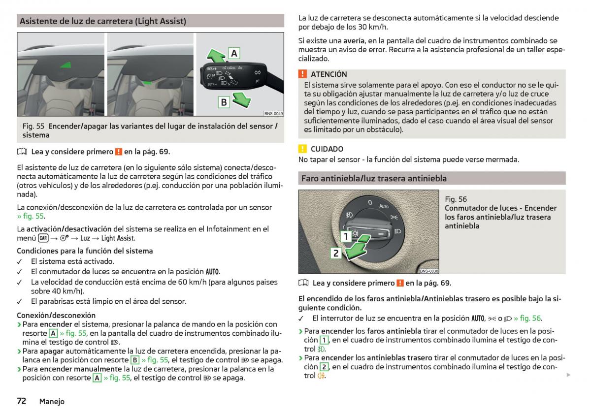 Skoda Kodiaq manual del propietario / page 74