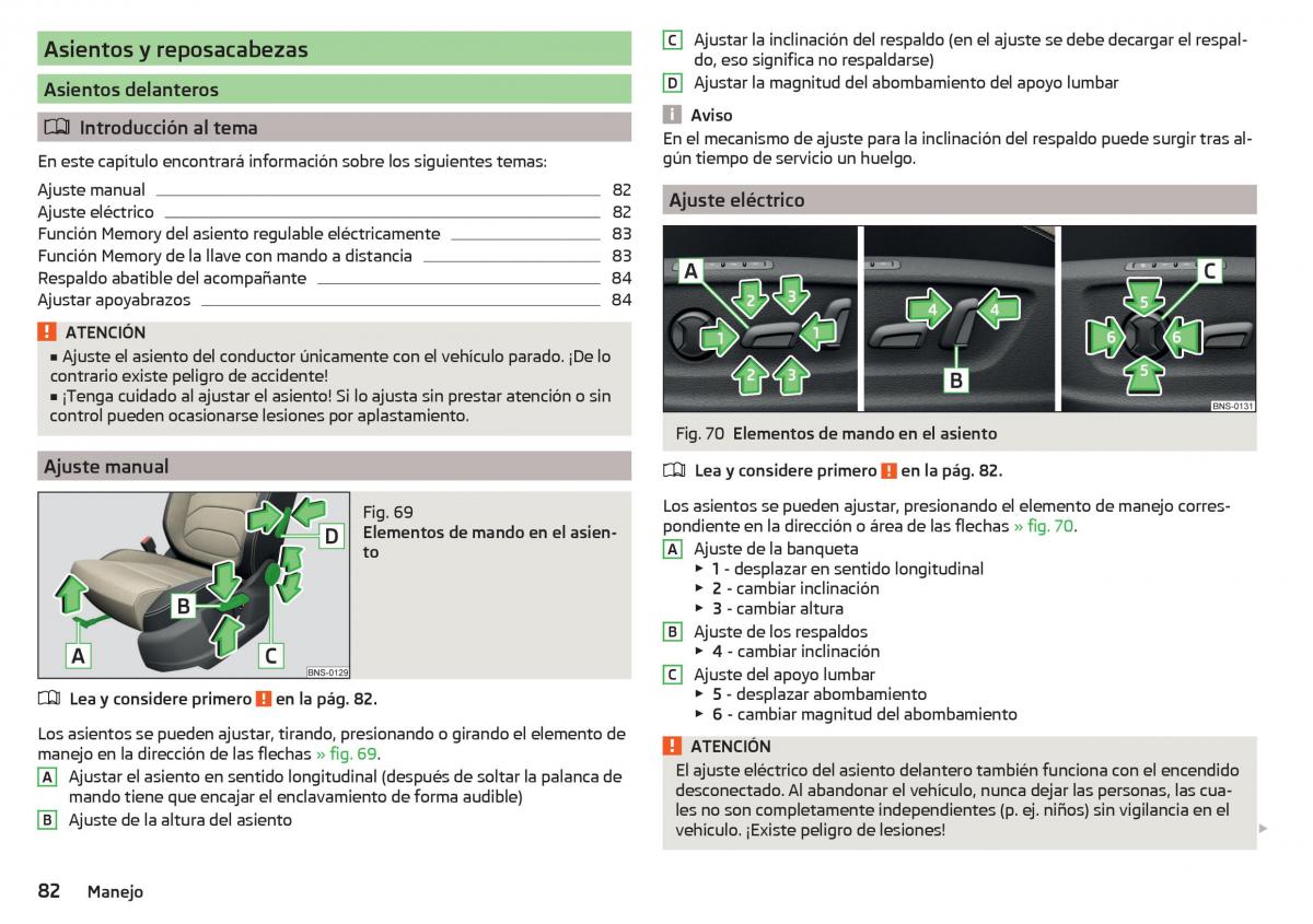 Skoda Kodiaq manual del propietario / page 84