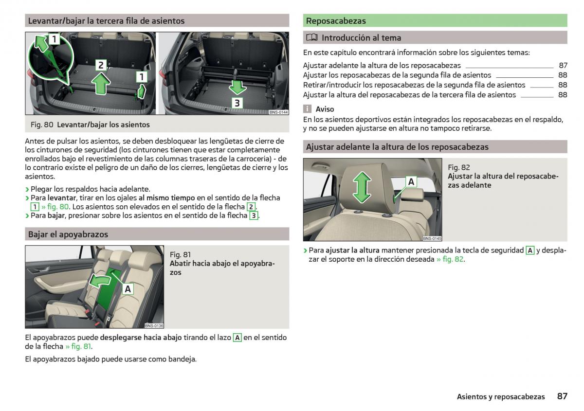 Skoda Kodiaq manual del propietario / page 89