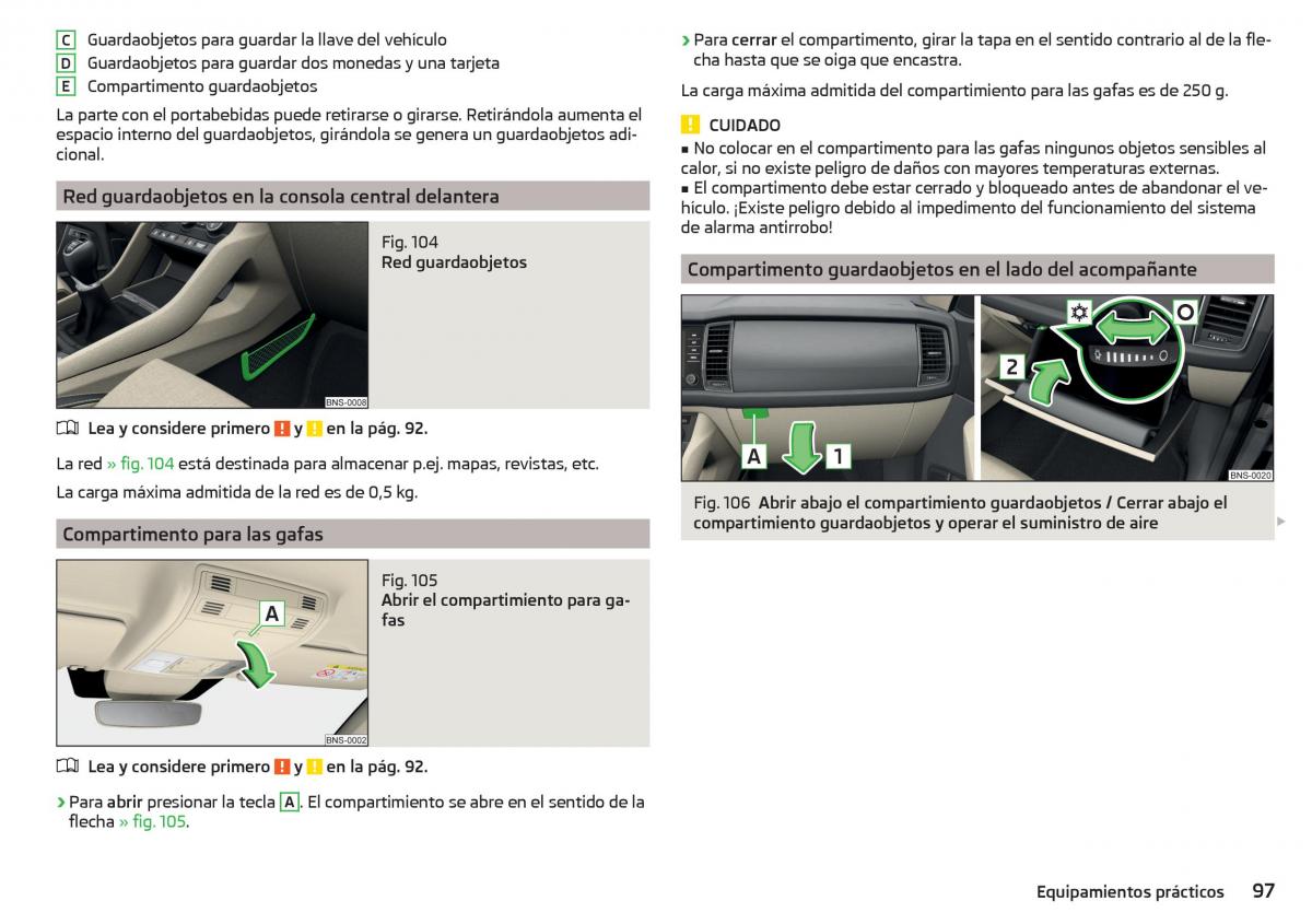 Skoda Kodiaq manual del propietario / page 99