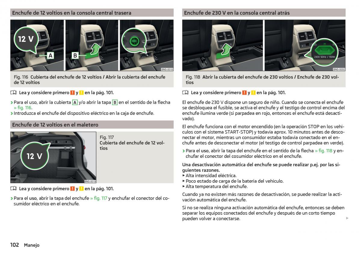 Skoda Kodiaq manual del propietario / page 104